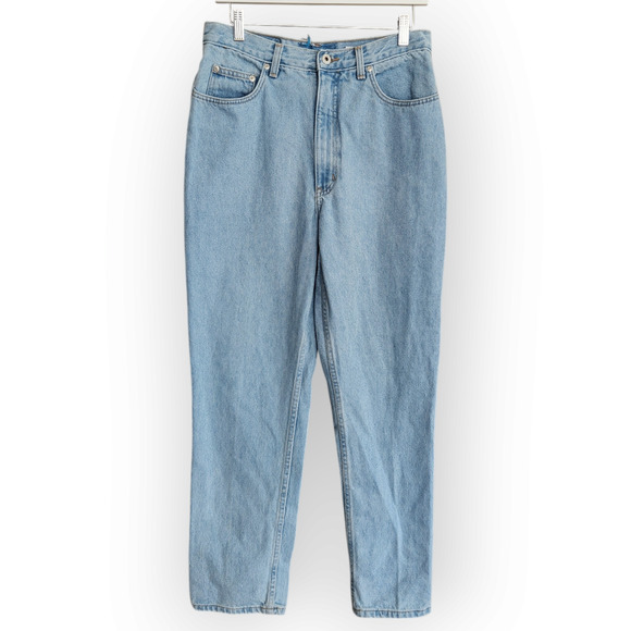 Vintage 90s LA Blues Light Wash High Waisted Straight Leg Jeans 6 - Picture 1 of 9